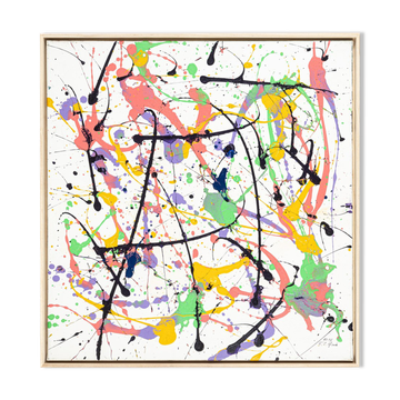 Dop of Color, Acrylic on Canvas, 70 x 73 cm