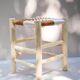 tabouret de bas maroccan vintige