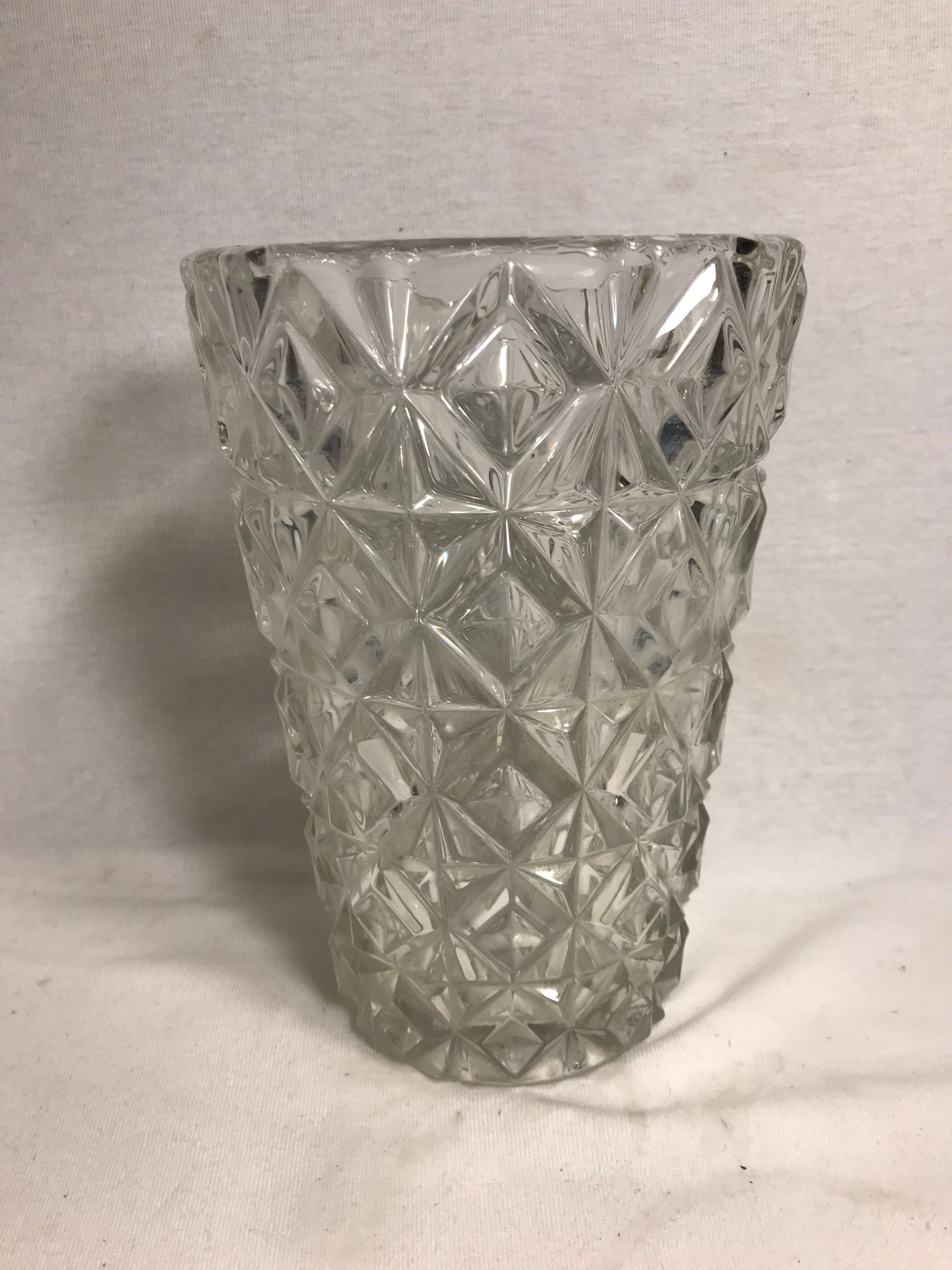 Ancien vase en cristal