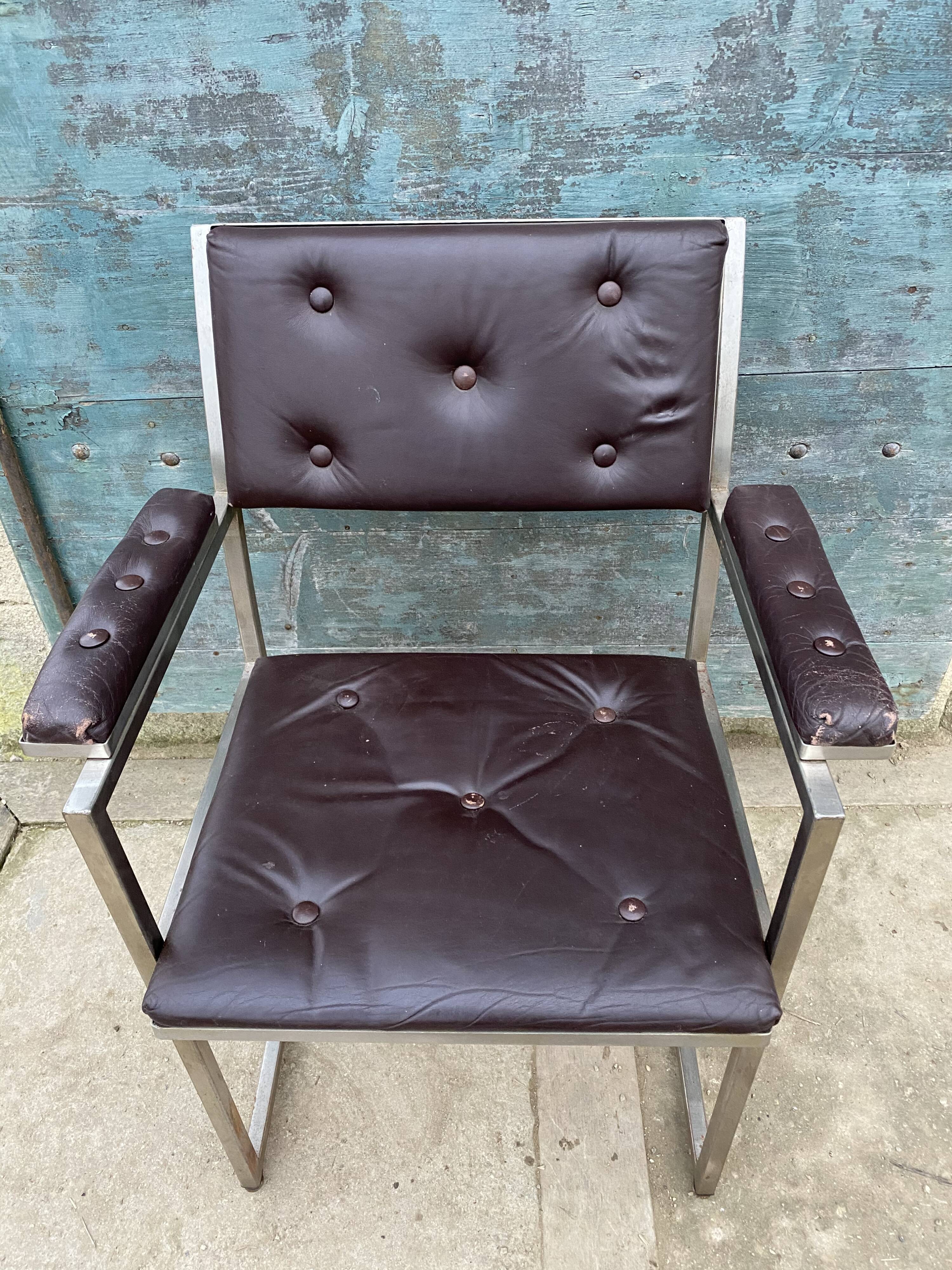 Leather armchair