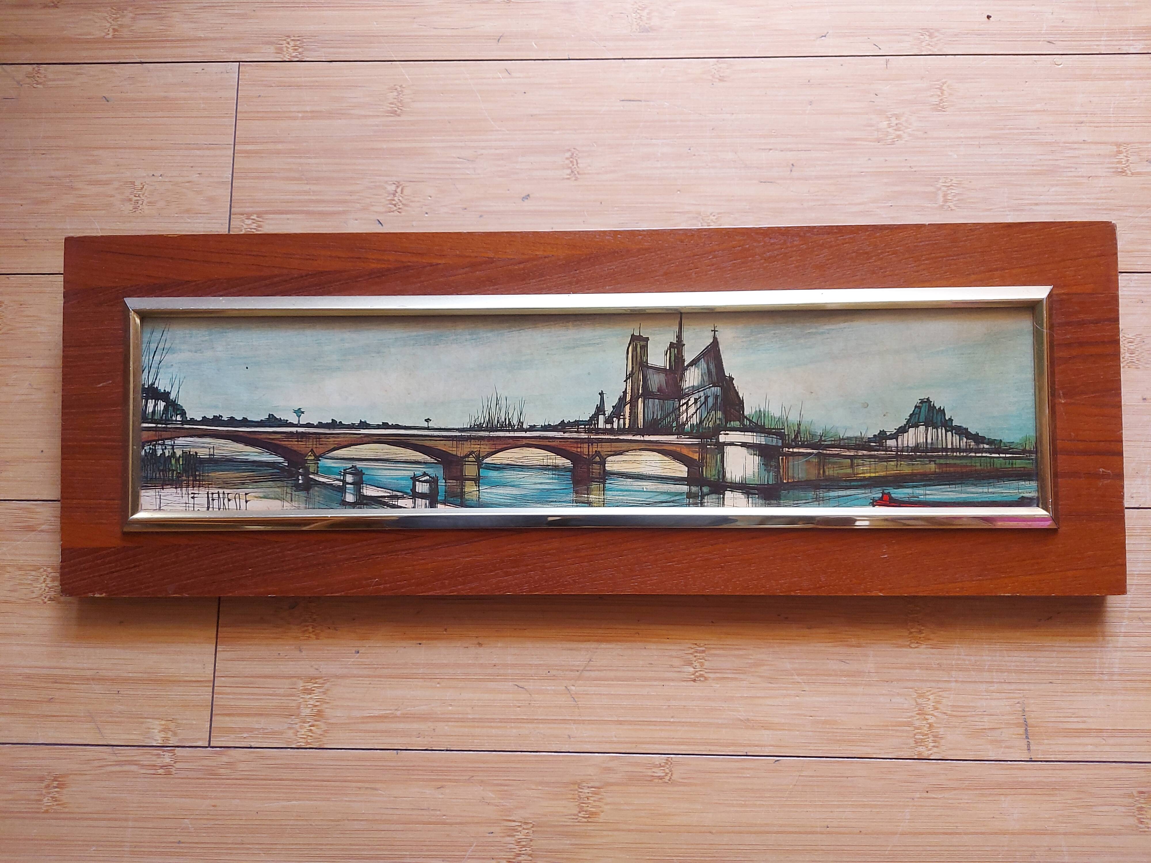 Vintage 70'S frame by artist Francois Depresle