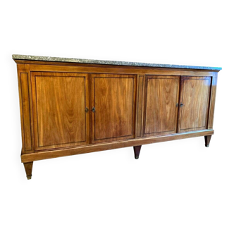 Directoire style enfilade in mahogany nineteenth century