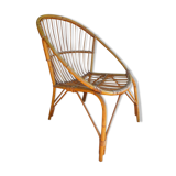 Vintage rattan armchair