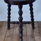 Stool vintage tripod wooden plant beaded feet