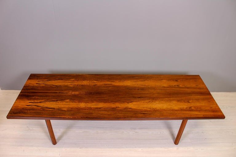 Hans J Wegner rosewood table by Andreas Tuck 1950s
