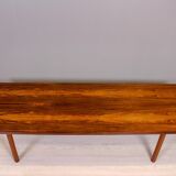 Table basse Hans J Wegner en palissandre par Andreas Tuck 1950s