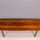 Table basse Hans J Wegner en palissandre par Andreas Tuck 1950s