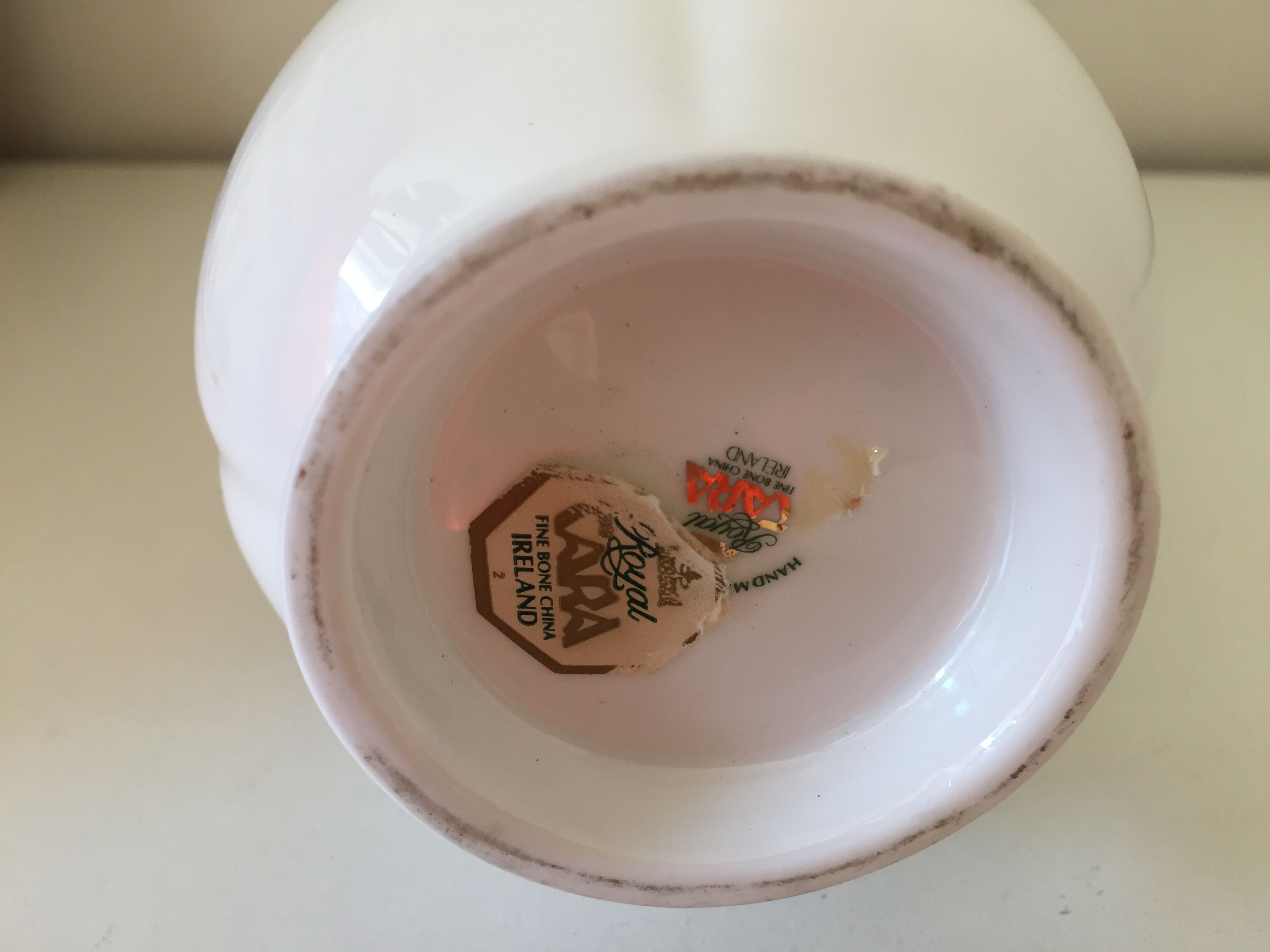 Porcelain vase royal tara ireland