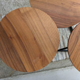 Coffee table 3 walnut trays