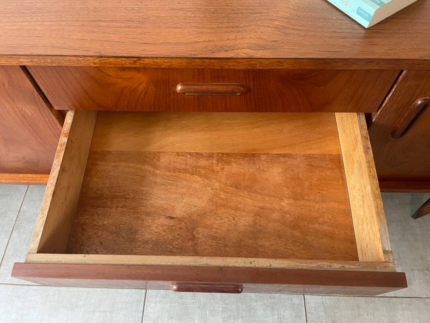 Very beautiful vintage Scandinavian teak sideboard