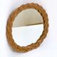 Miroir en rotin 30cm