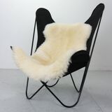 BKF Butterfly Chair by Jorge Hardoy-Ferrari for Knoll, 1960s incl. Sheepskin