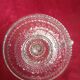 Glass candle holder