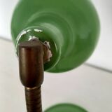 Lampe de table vert,  années 50  .