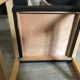 Set of 4 vintage chairs 1980's in beech, thermoformed on the back