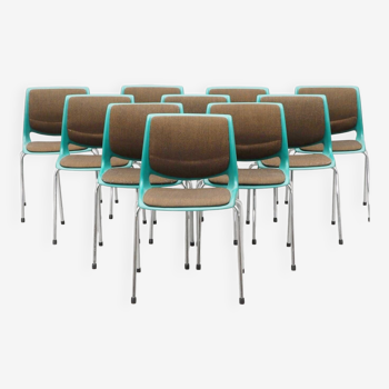 Série de 10 chaises modèle Bendt Winge, édition Nordic Products