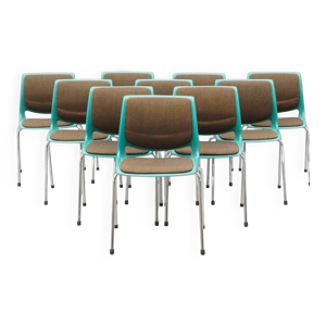 Série de 10 chaises