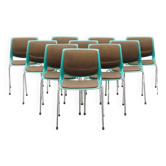 Series of 10 Bendt Winge model chairs, Nordic Products edition