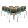 Série de 10 chaises modèle Bendt Winge, édition Nordic Products