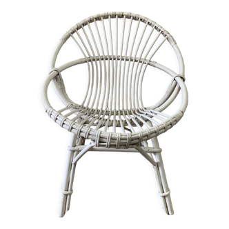 Rattan armchair