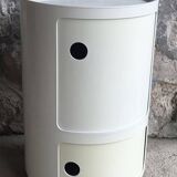 Componibili rolling bedside table by Anna Castelli for Kartell