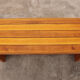 Modular beech set of two room dividers with benches, 1970 Italy
