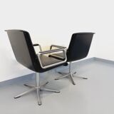 Pair of vintage office armchairs from the 60s and 70s by Wilkhahn