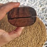 Jeu Awalé africain vintage en bois avec ses 48 graines