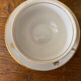 Set of 6 porcelain coffee cups and saucers PFC France