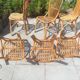 6 chaises en rotin
