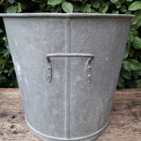 Lessiveuse h38cm en zinc jardin trouée