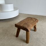 Stool in blond teak