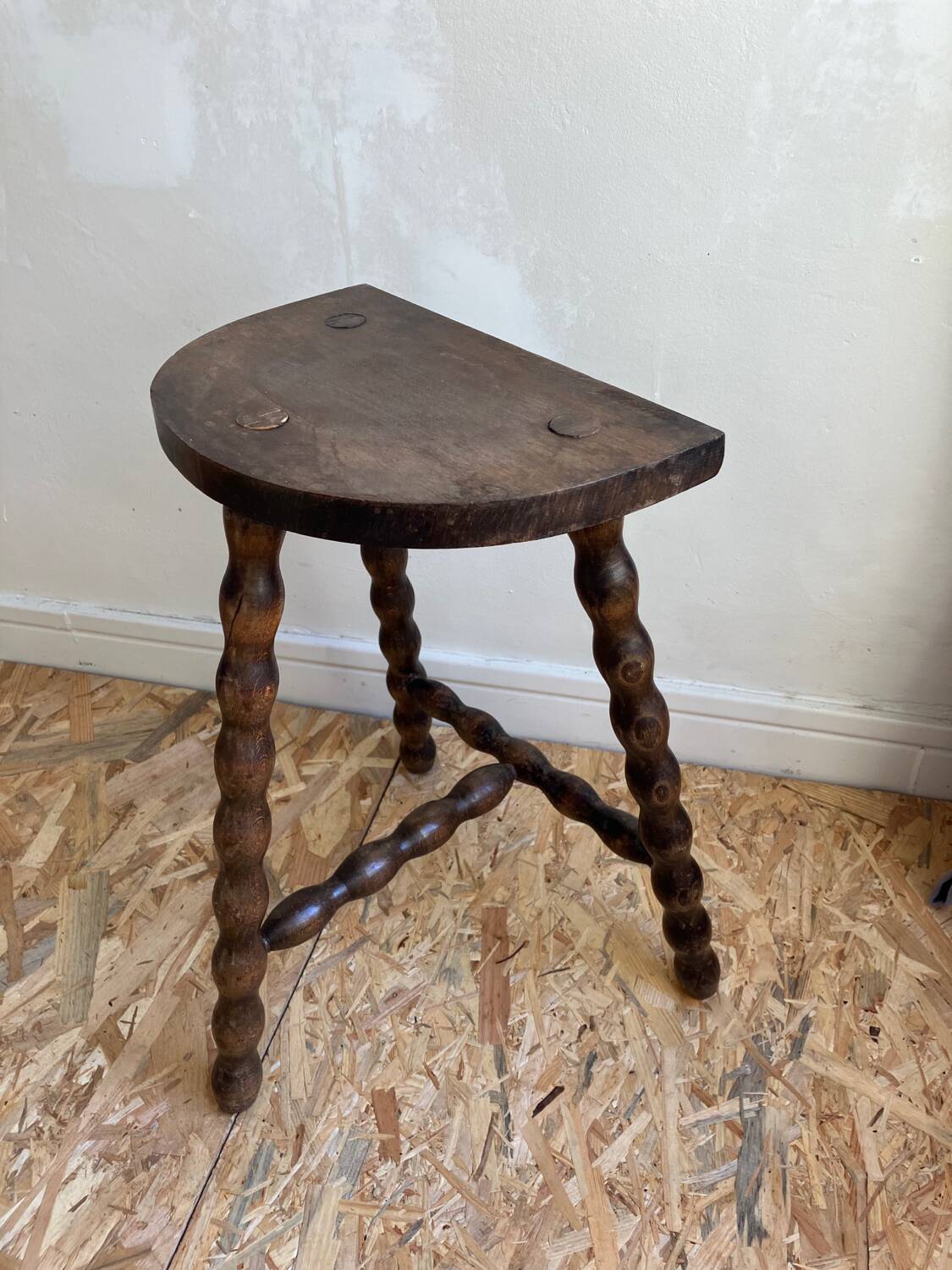 Vintage tripod stool