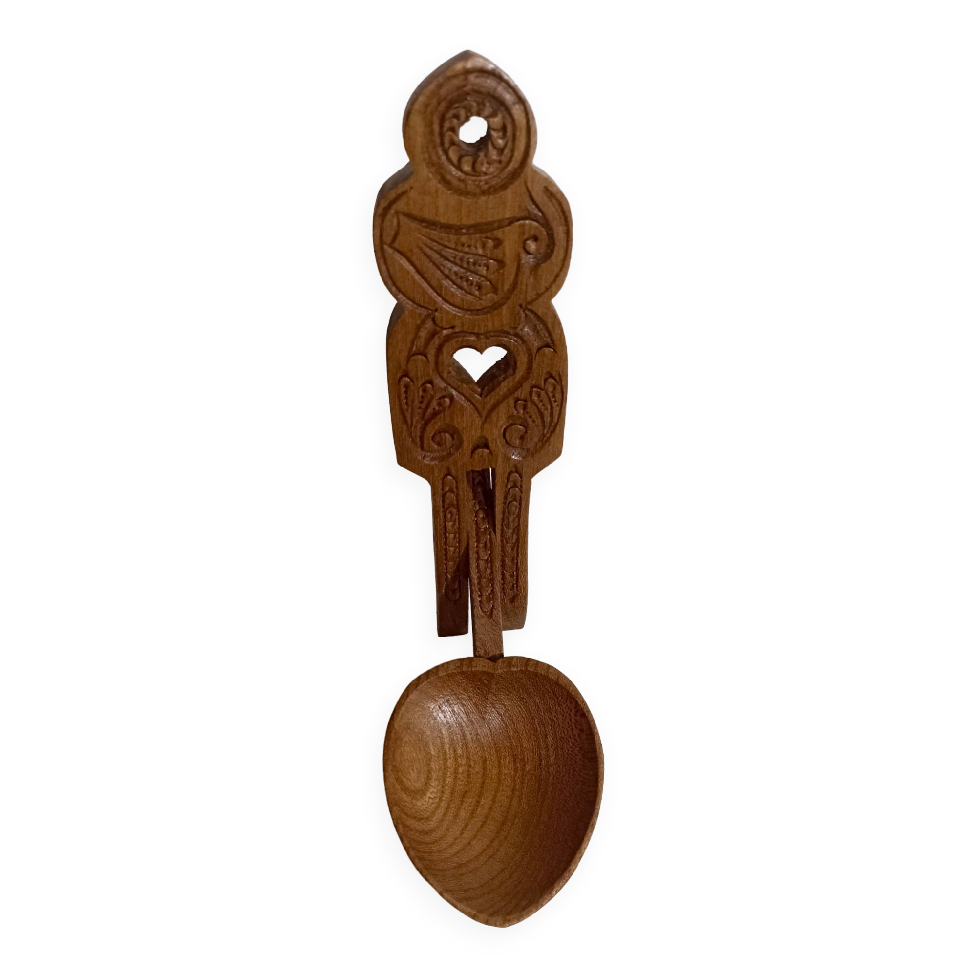Cuillère de mariage en bois