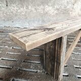 Old bench sidetable pine bench