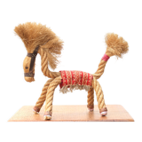 Cheval folk en corde, années 60