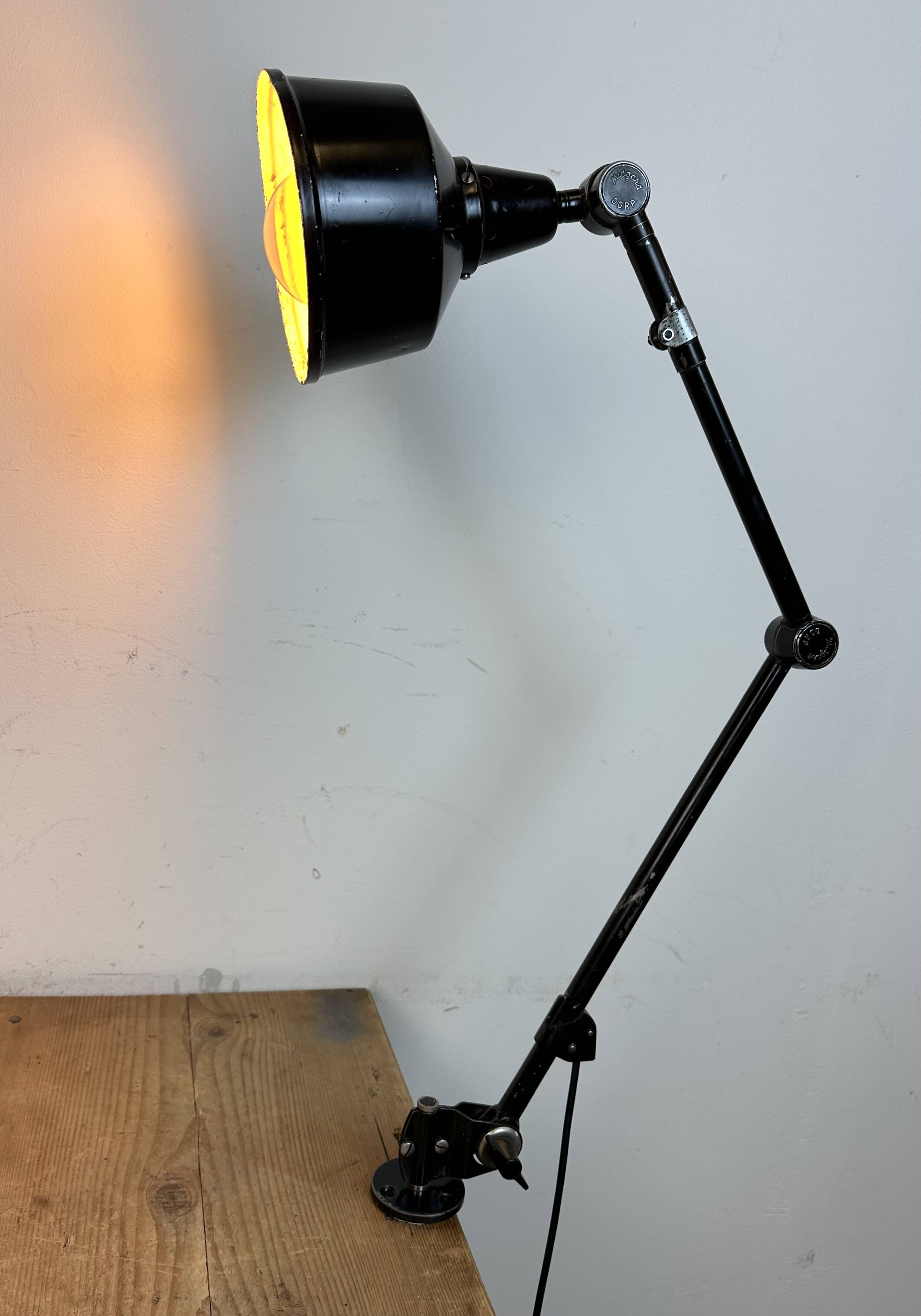 Industrial ddrp desk or wall lamp by curt fischer for midgard, 1930s