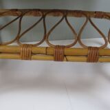 Vintage bamboo coffee table, Rohe Noordwolde, 1960s/70s