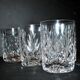 Set of 6 Lemberg Junon cut crystal whisky glasses near Chantilly