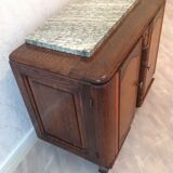 50/60 oak two-door bedside table
