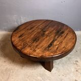 Brutalist Coffee Table Around Sleepers Rustic