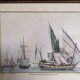 Engraving "Bremond on the port at the corner of Reboul"