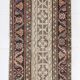 Tapis coureur vintage turc saumon et crème, 70x262 cm