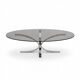 Table basse ovale vintage, 1970