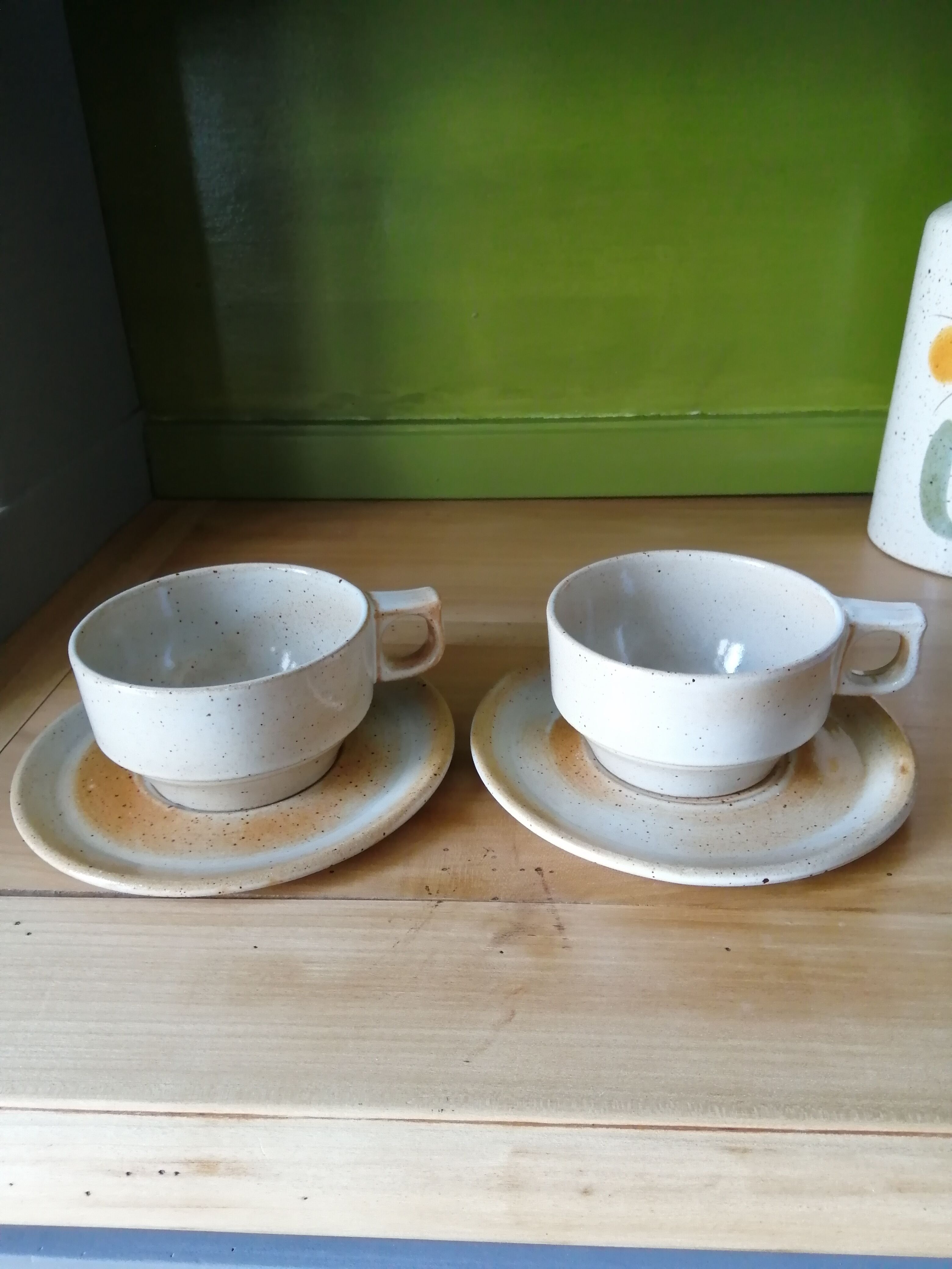 2 large sandstone cups from the Marais