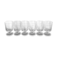 Luminarc transparent rider white wine glass service