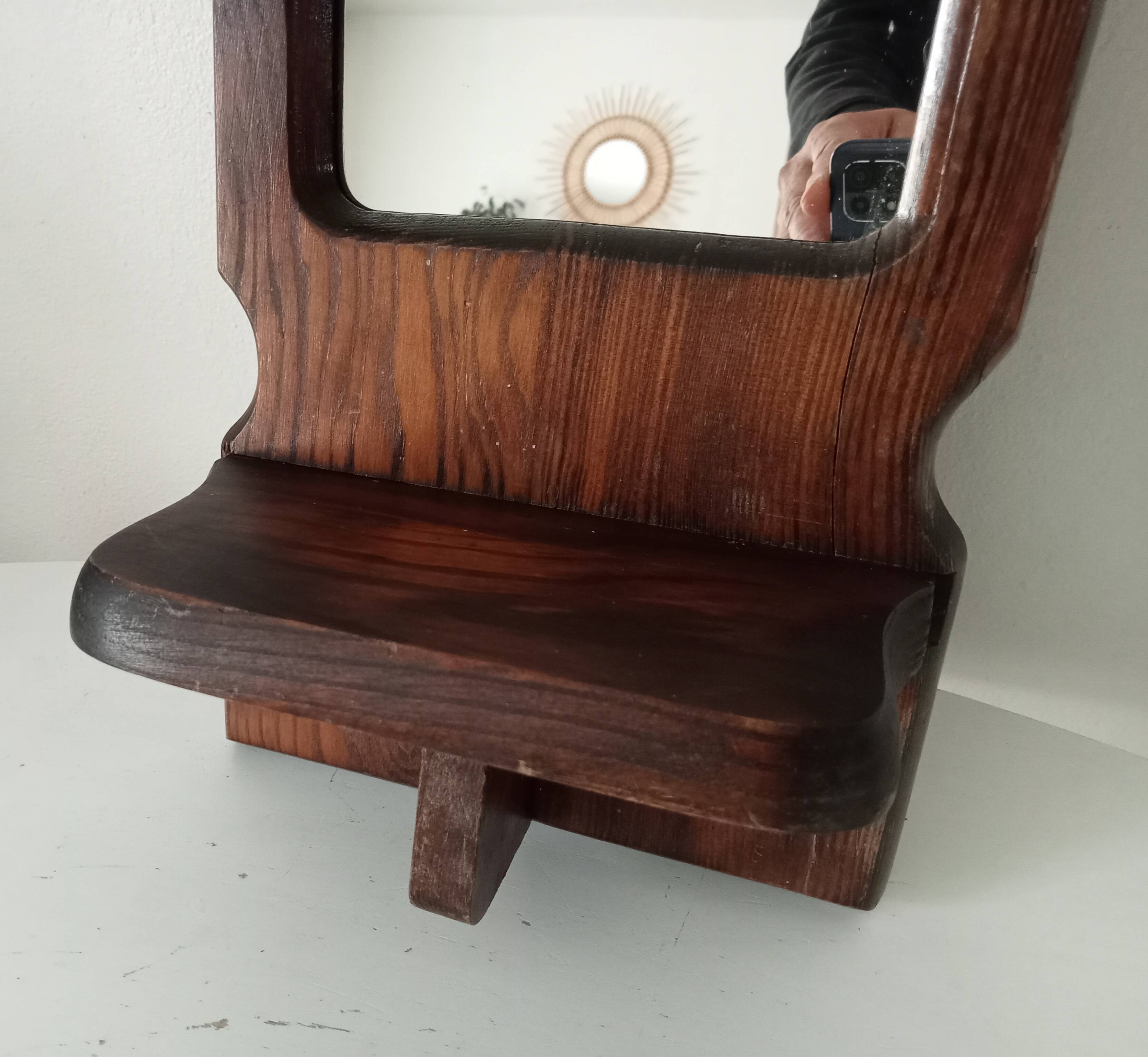 Vintage 60s/70s tablet mirror