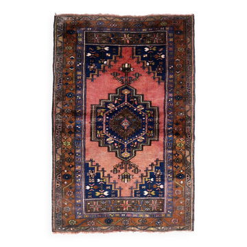 Tapis Vintage Baluch Fait Main en Laine – Années 1940 – 87 x 141 cm – Rug