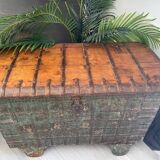 Chest with Indian wooden wheels