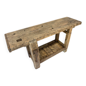 Établi en bois industriel - meuble